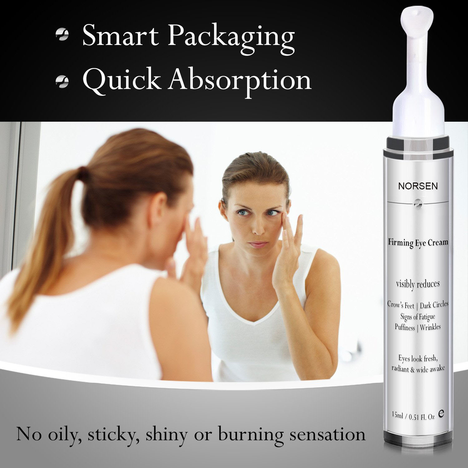 OEM Organic Multi-Effect Dark Circle Anti Wrinkle Firming Eye Cream