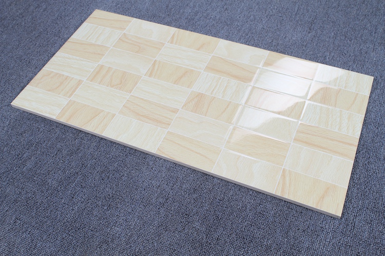 Foshan Beige Rectangular Tile Patterns 30*60 3D Ink Wall Tiles Bangladesh Price