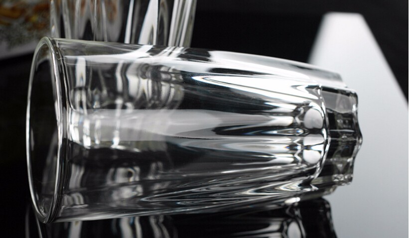 Round Milk Juice Glass Cup For Drink Water Drinking Glass Food Grade Material Transparent Whiskey Cup