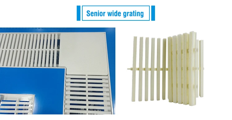 Best selling swimming pool overflow factory price pvc grating