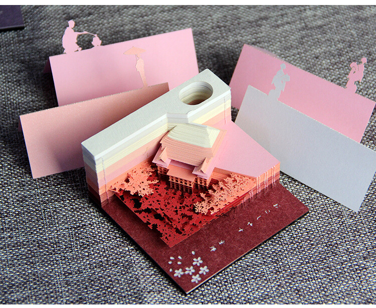 Temple Block Notes - Personalized Post Notes from Shenzhen