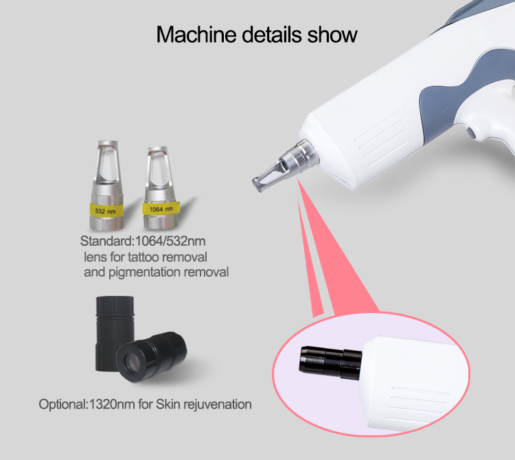 Beijing KES portable laser tattoo removal machine MED-810