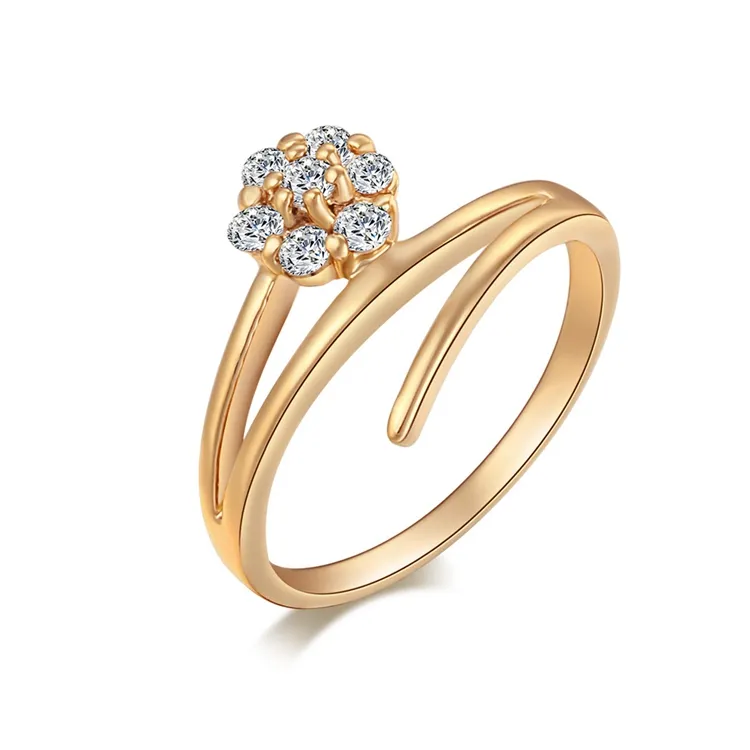 3 Gram Finger Diamond Latest Gold Ring Design For Girl