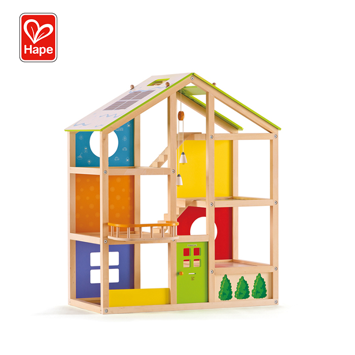 Hape Creative Wooden Dollhouse Villa Toy for Ages 2-4 | Unisex All