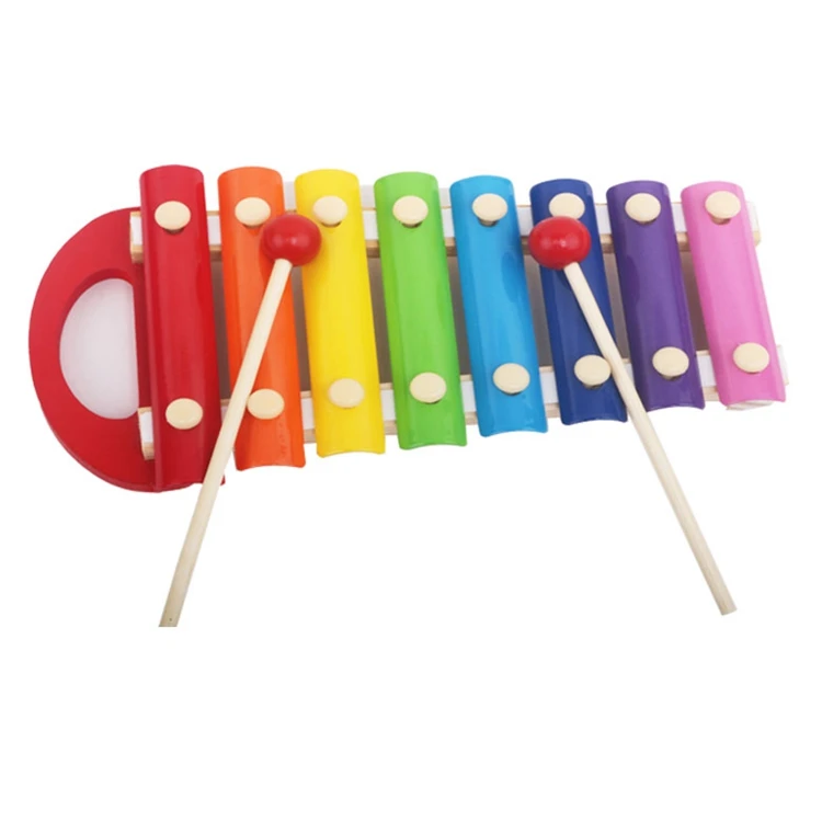 Preschool Toys Music Instrument Mini Wooden Toy Xylophone