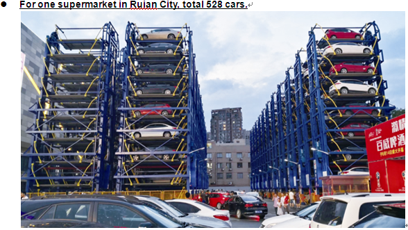 10 cars vertical rotary smart parking system from Qixing
