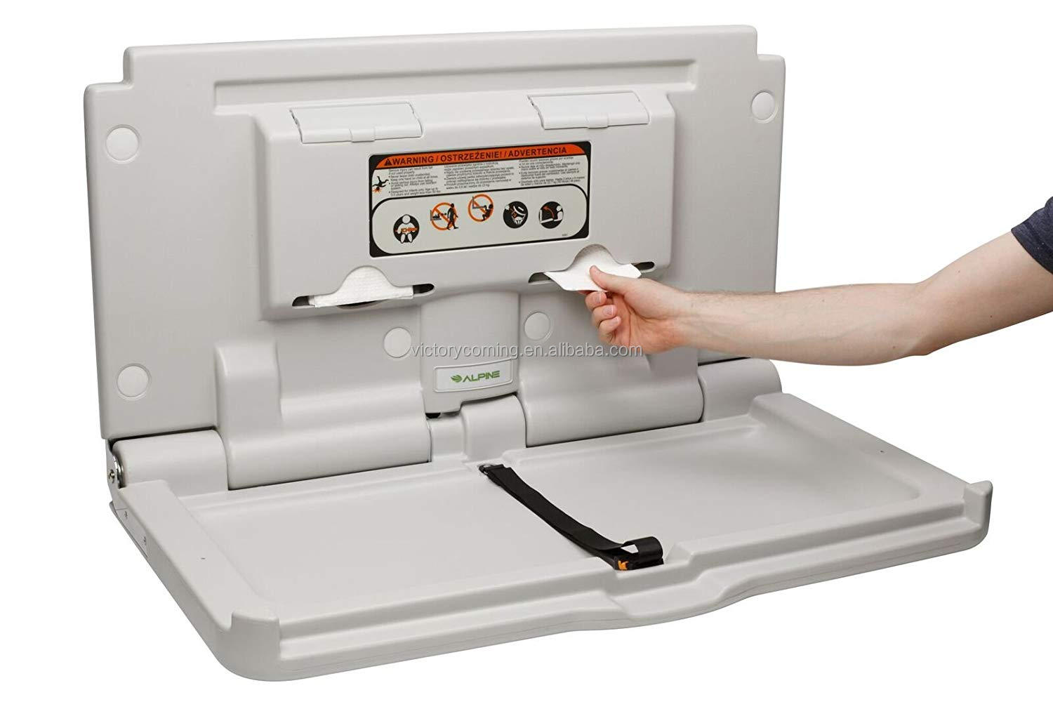 Baby changing station baby changing table diaper station Horizintal model fall down