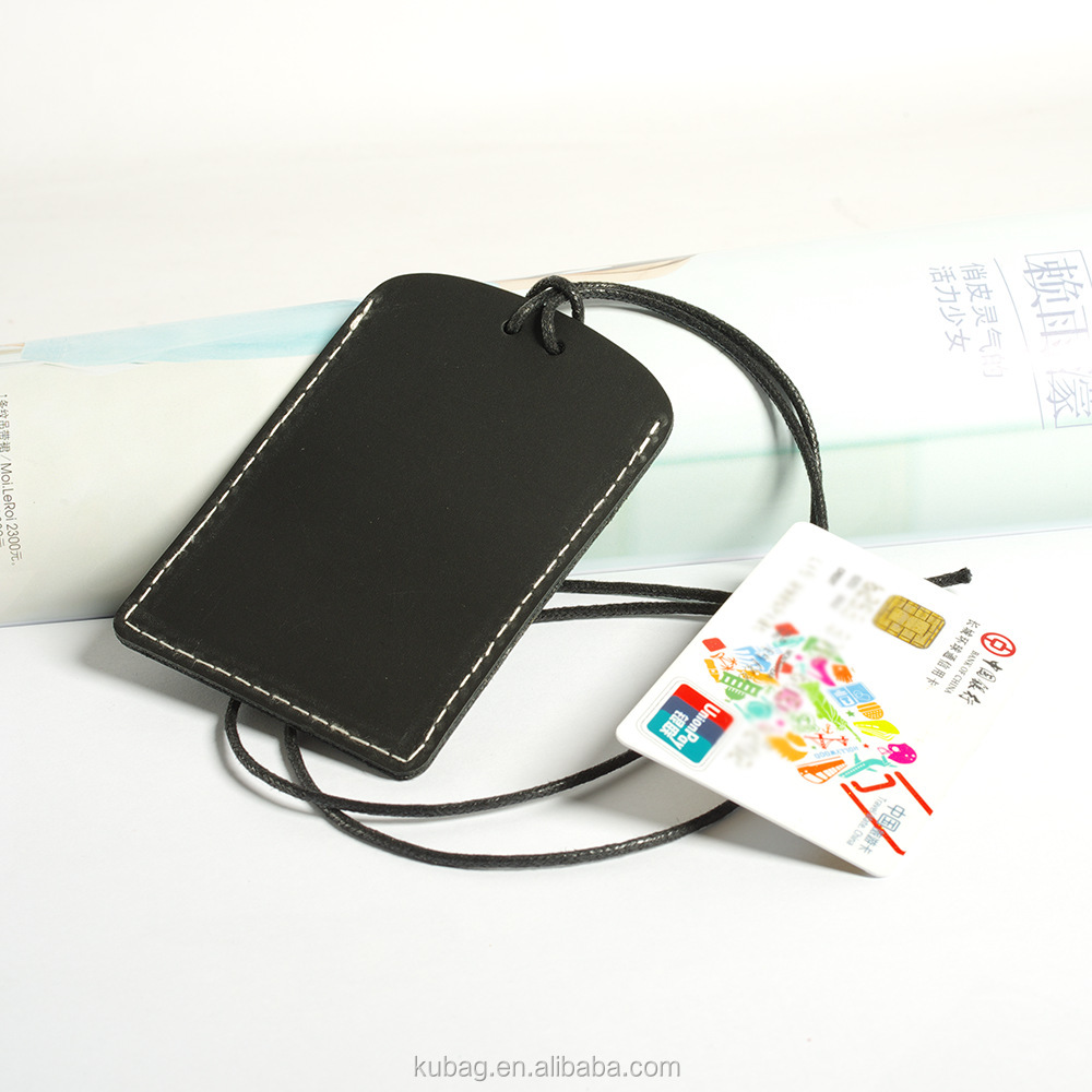 中国工厂男女通用卡套真皮银行卡持有人新设计手工定制卡套