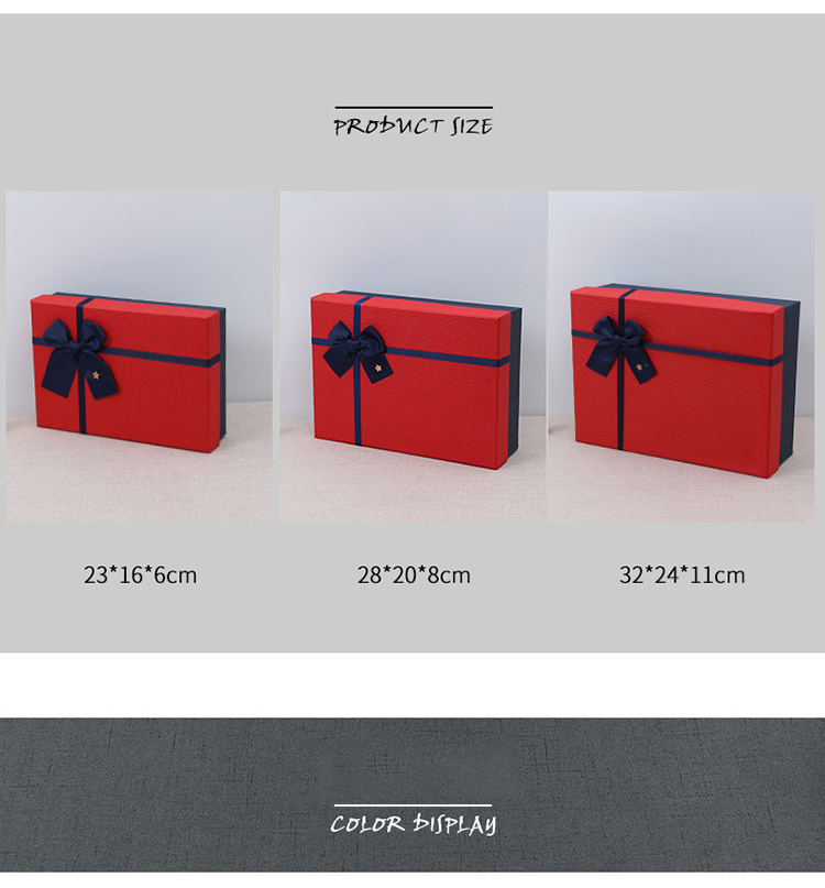 Christmas Packing Box Red Corporate Gifts Box Wedding Gifts for Guests Box
