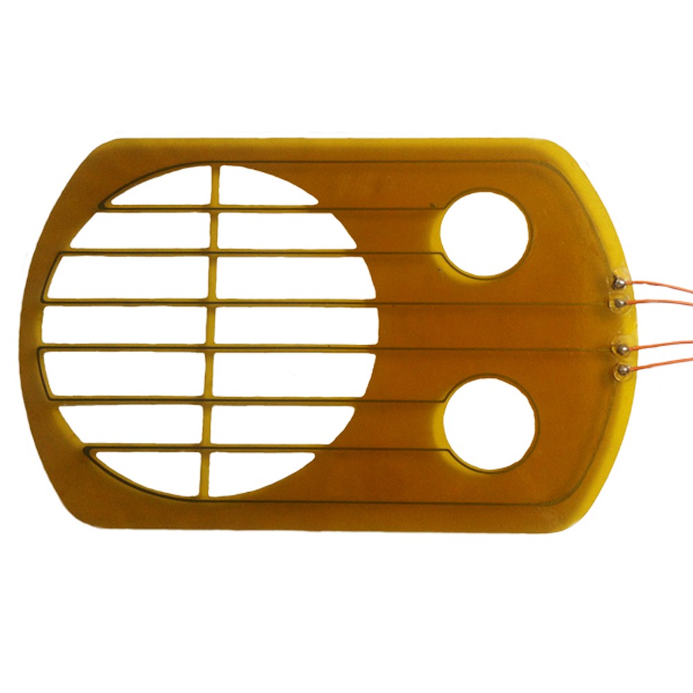 定制的 kapton 箔加热器柔性轻质薄聚酰胺薄膜加热器