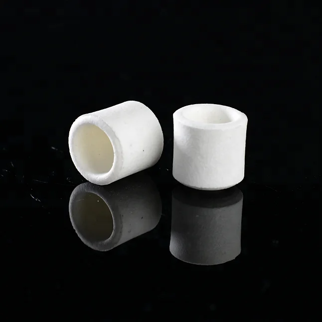 Carbon sulfur analysis ceramic crucible for leco carbon and sulfur analyzer
