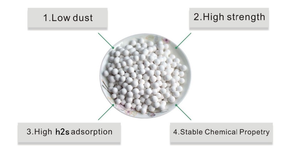 Shop catalyst carrier adsorbent 3~5mm Water treatment activated alumina ball-Detailed Image 1
