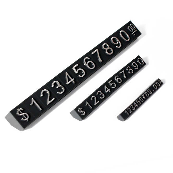 ABS Price Cube Kit Jewelry Display Price Cube Tags Holder for Shop