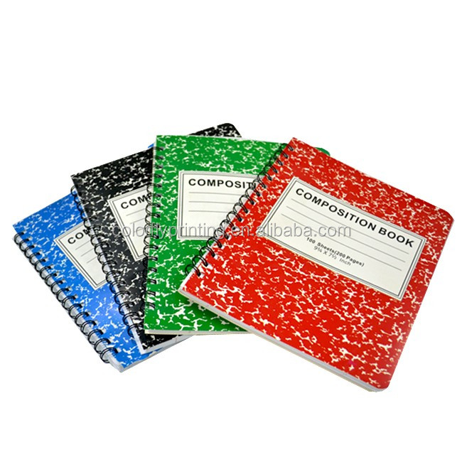 ぽにょページ アメリカの100枚の学用品スパイラルノートブックコンポジション