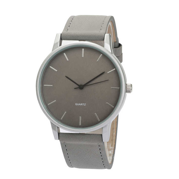 Superior Quartz Water Proof Wrist Watch Leather Strap New Product Japan Movt Geneva Watch Stainless Steel Back