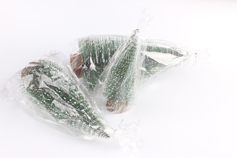 Customizable romantic holiday gift pine needle desktop white point Christmas tree