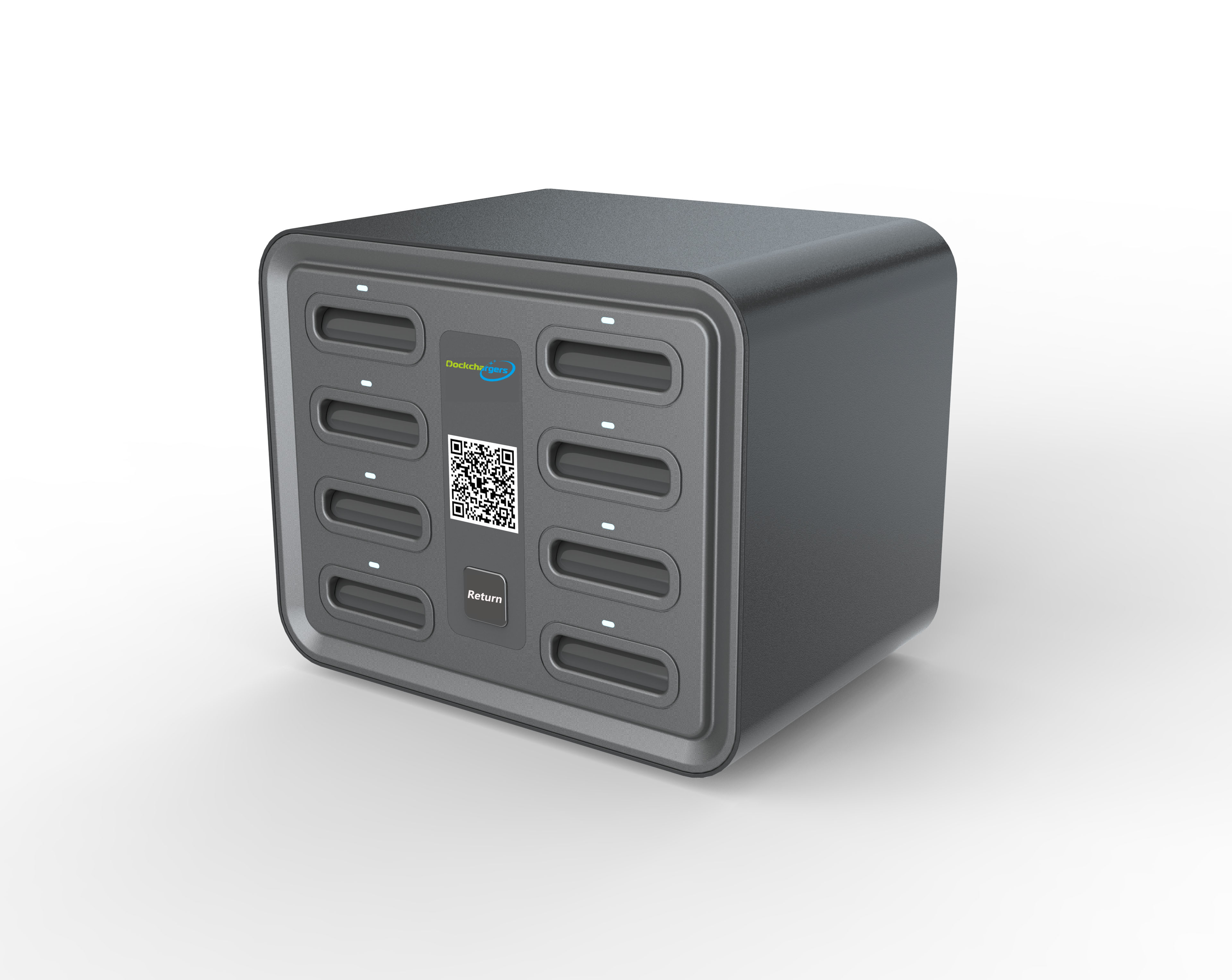 New Arrived Dockchargers Power Bank Rent, Power Bank Sharing System with 8pcs Slots Li-polymer Battery Triple USB 5000mah CN;GUA