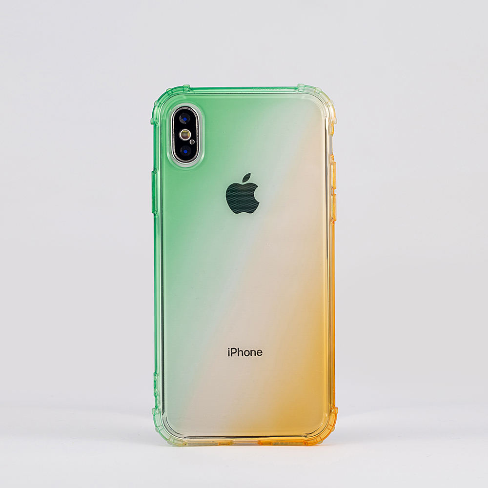case phone cover mobile,phone pouch case,gradient color drop proof phone case for iphone xs  Xr Xs Max  7  7plus 6s