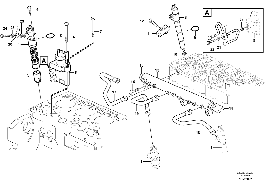 ポチ High-Pressure Pump VOE21147446 for Volvo EC210B - New, Fast