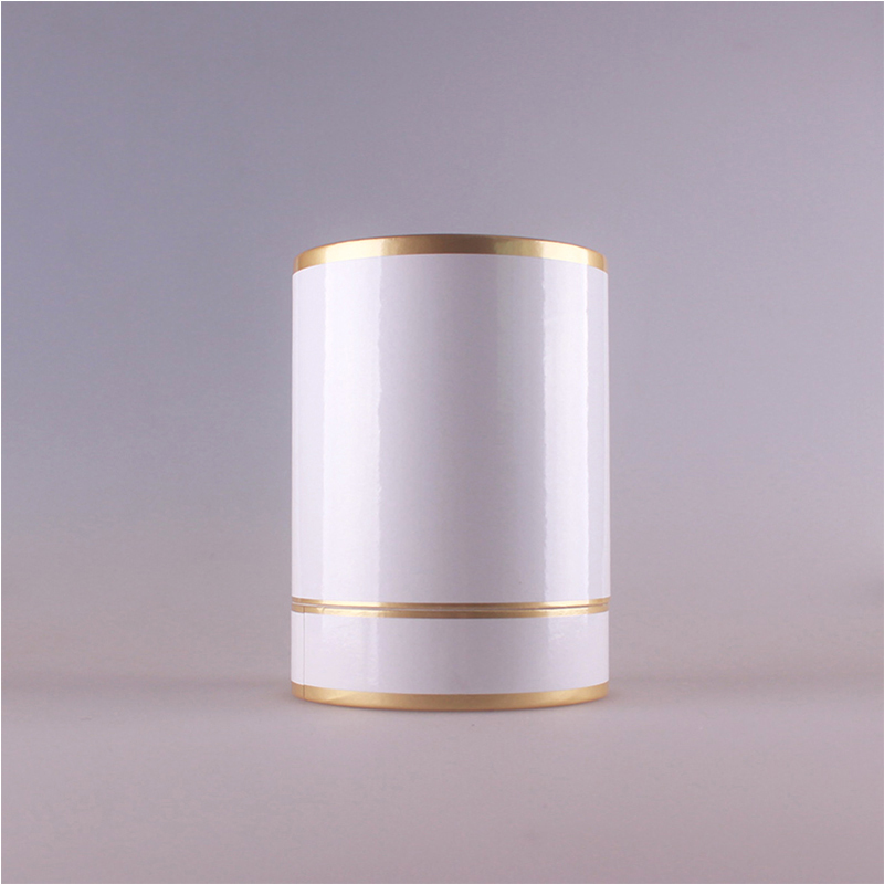 Eco friendly biodegradable glossy paper tube packaging for cosmetic/gift/keychain/hair extension