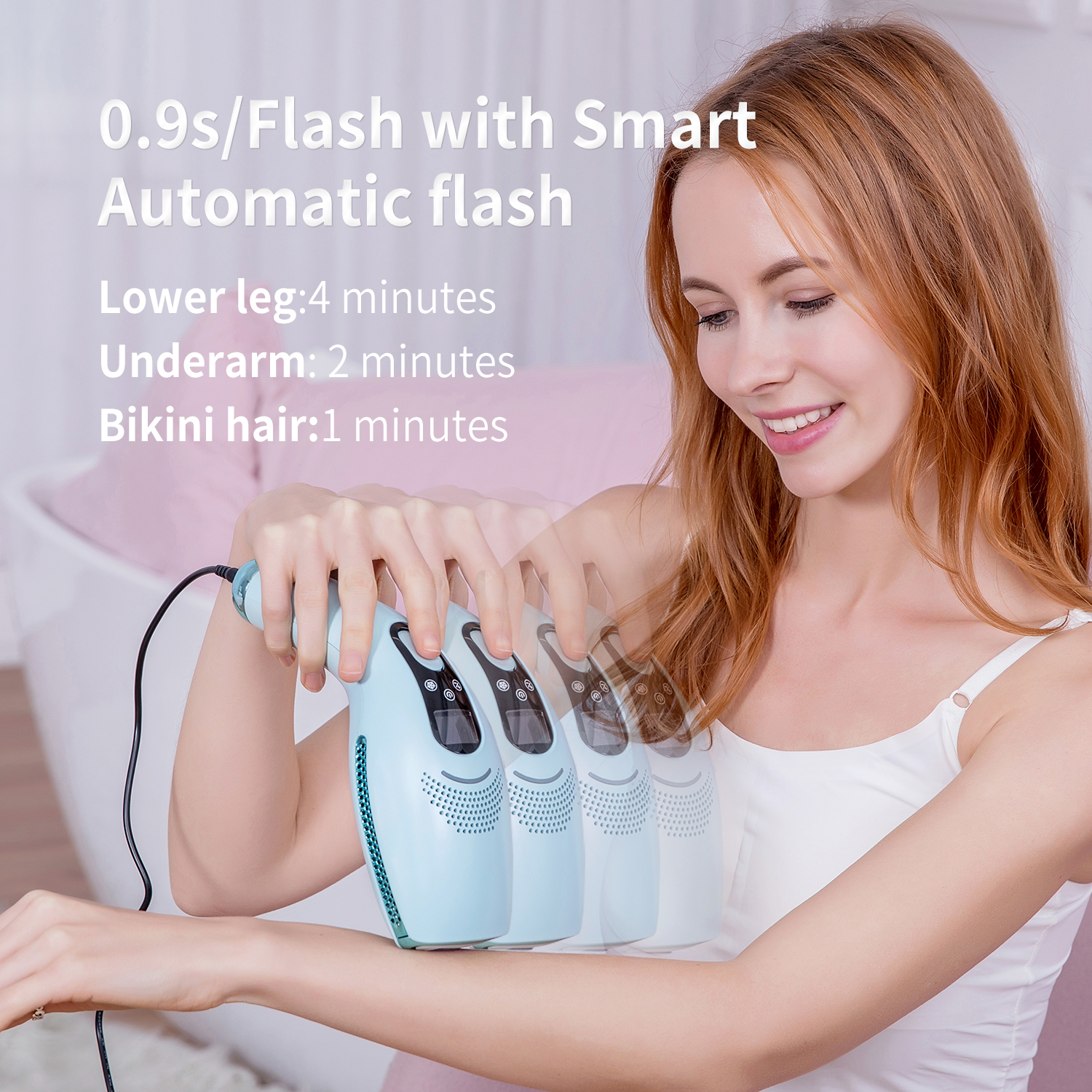 Portablepainless ipl hair removal home use intense pulsed light ipl hair removal for home use