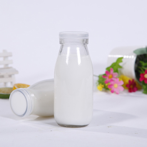 Wholesale glass milk bottle 200ml 250ml 500ml glass bottle