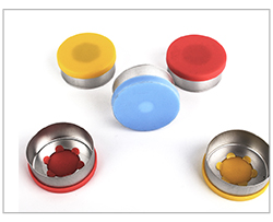 Medical 20mm bottle stopper plug with lip