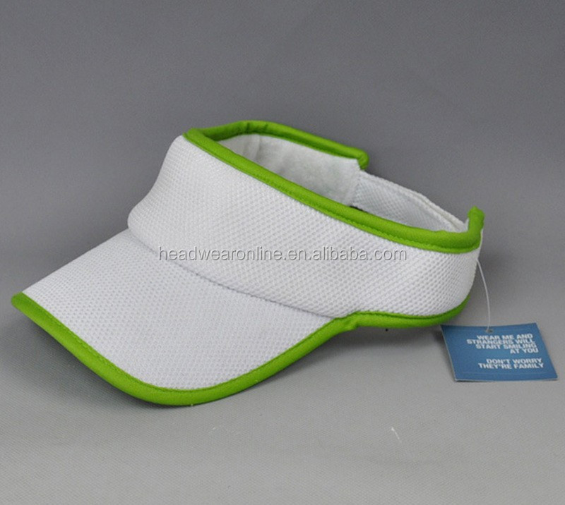 Elastic Band Visor Skull Cap Cheap UV Sun Visor Hats Sports Caps
