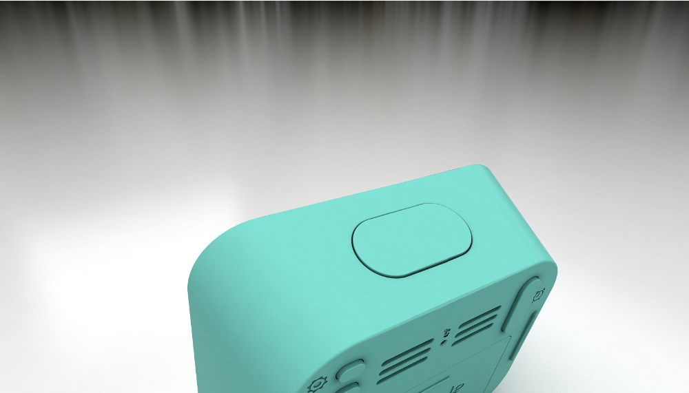 Newly ABS Digital Desk Clock with Backlight and Talking Function