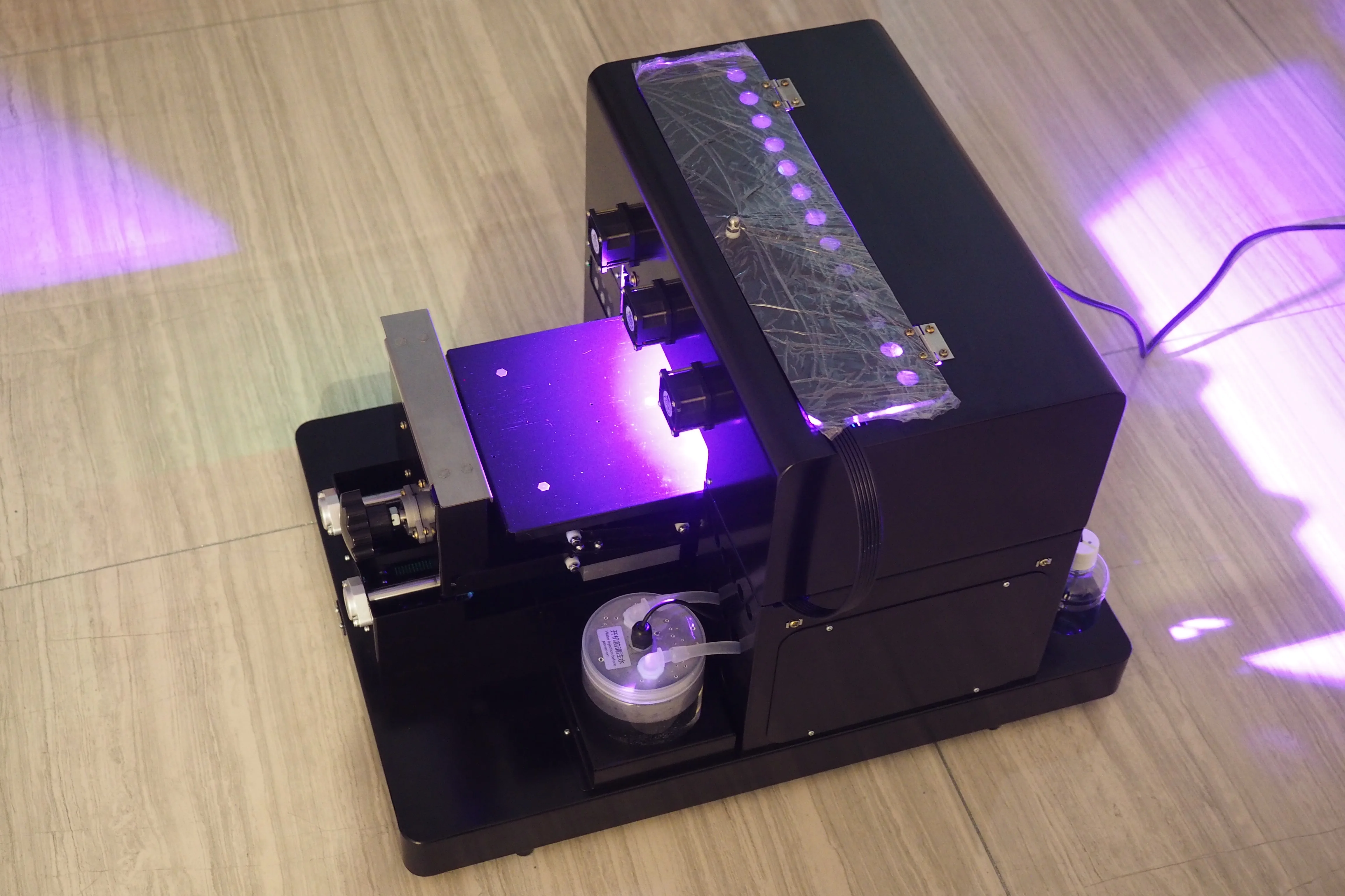 A4 LED Small Size UV Flatbed Printer for Plastic Phone Case
