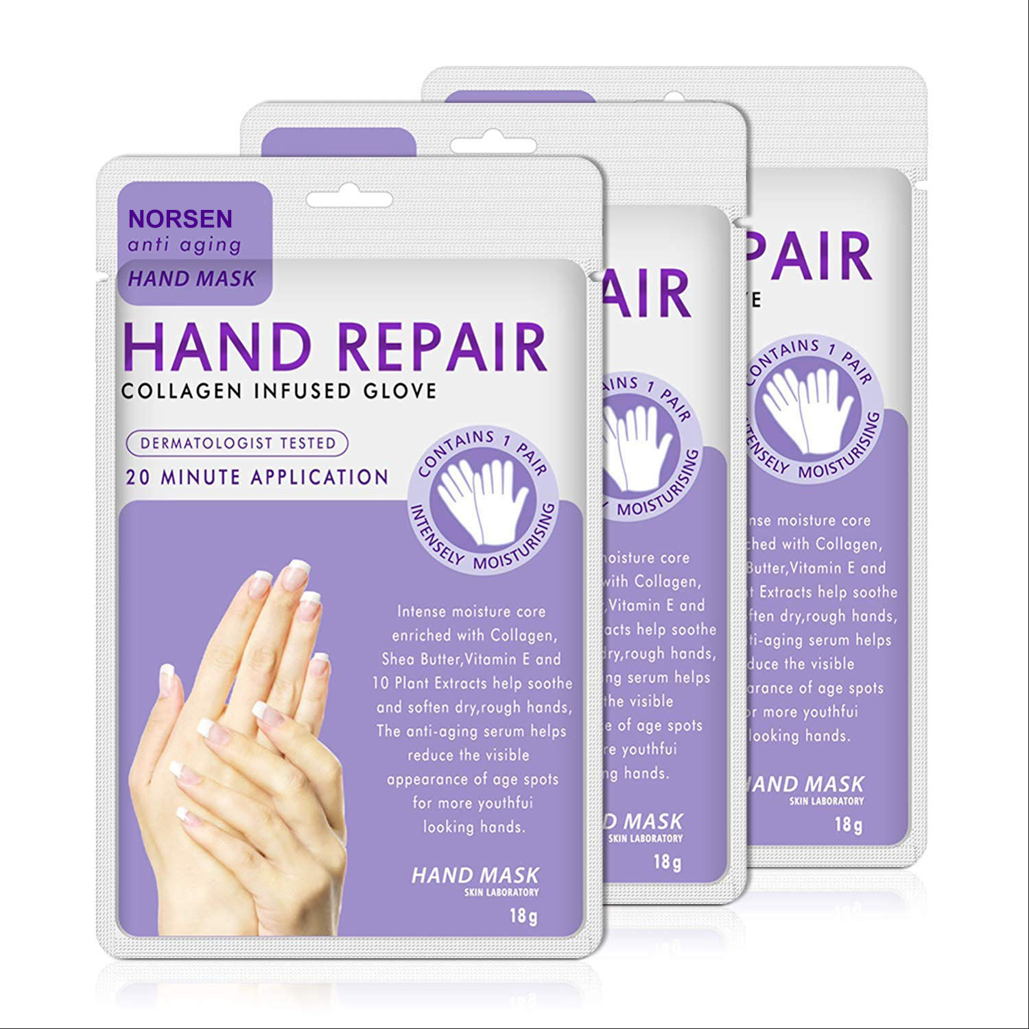 Custom Best Selling moisturizing Soothing Lightening Hand Mask for men and women