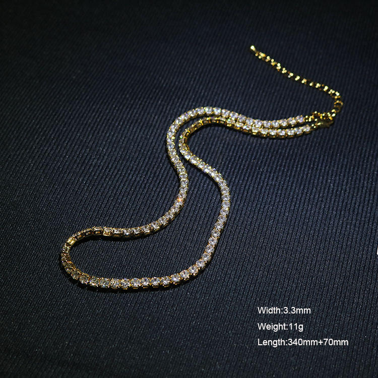 NZ1034人気のシックなゴールドCZダイヤモンドスクリュークラスプ