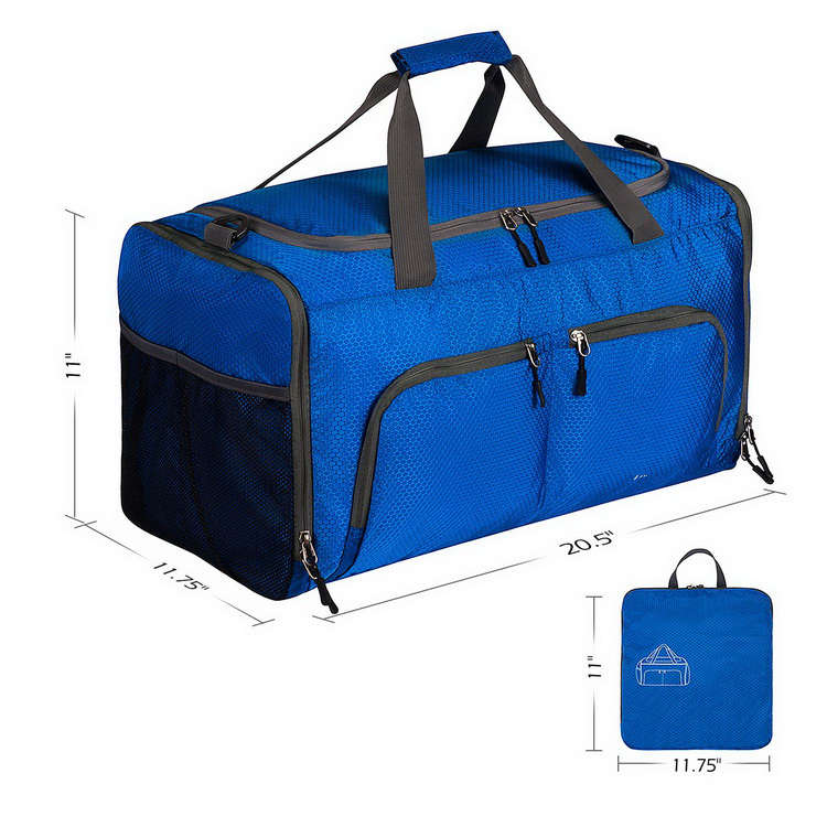 أزياء مخزنة عالية الجودة حقيبة سفر واق من المطر خفيفة الوزن قابلة للطي حقيبة واق من المطر حقائب رياضية للرجال الصالة الرياضية