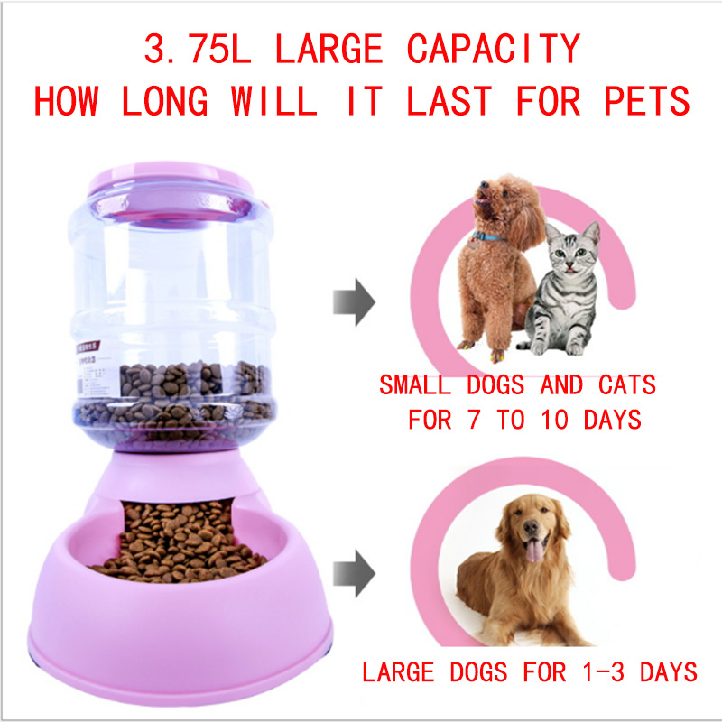 Automatic pet feeder and cat water dispenser pet water feeder