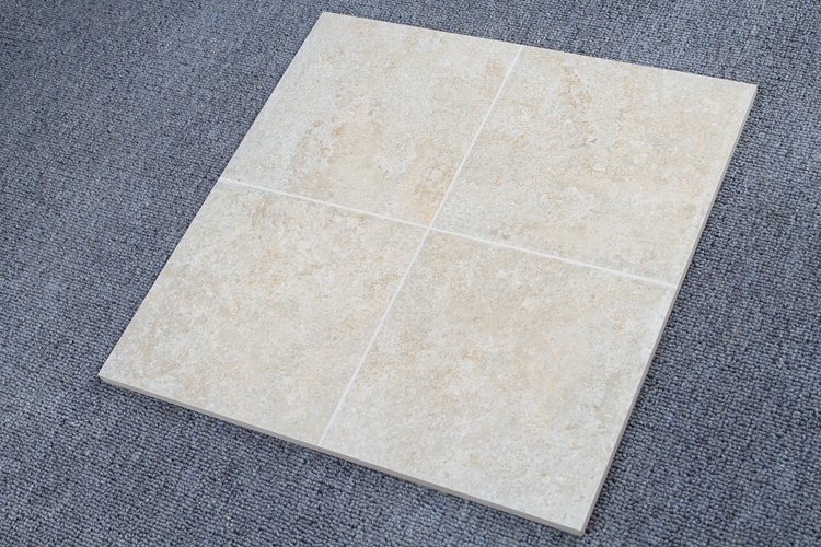 Egypt Cheap Non Slip Bathroom Travertine Concrete Beige And Gray Size 30X30 Ceramic Floor Tile