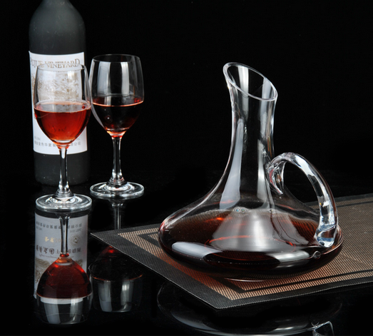 1500ML Big Decanter Handmade Crystal Red Wine Brandy Champagne Glasses Decanter Bottle