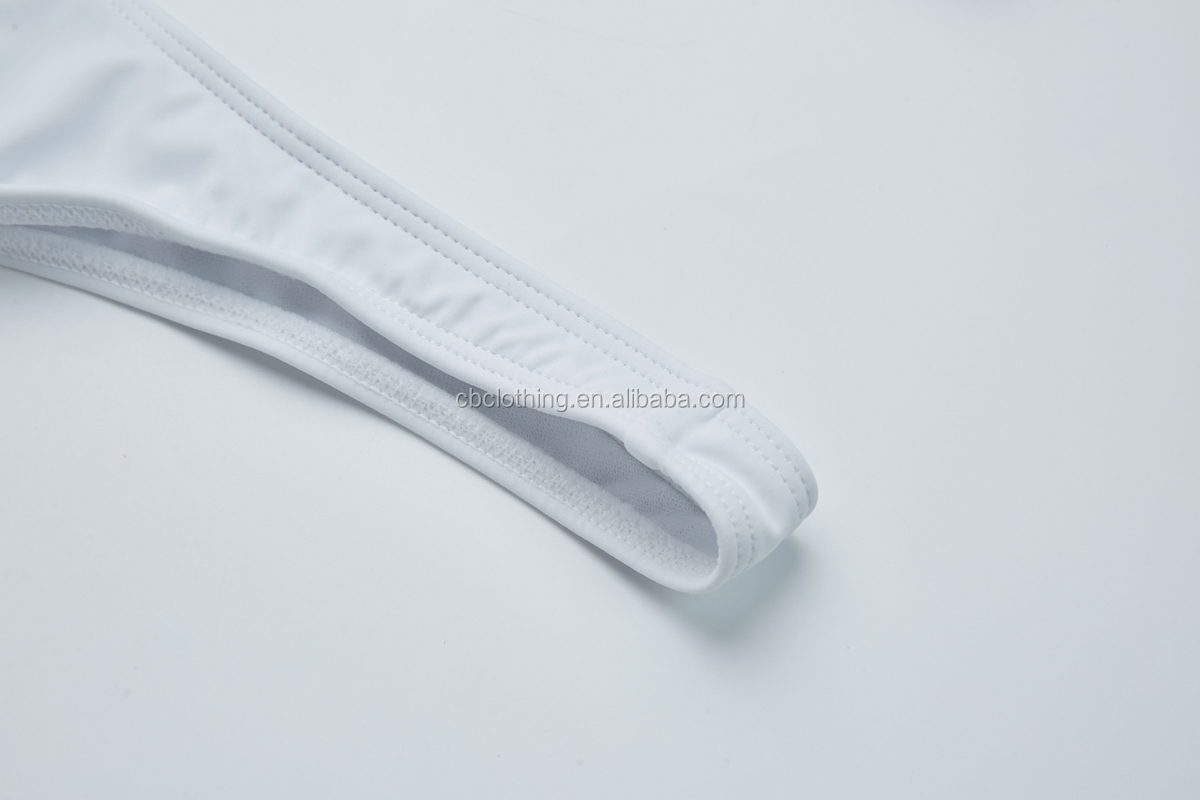 Hot sale white one-piece swimwear