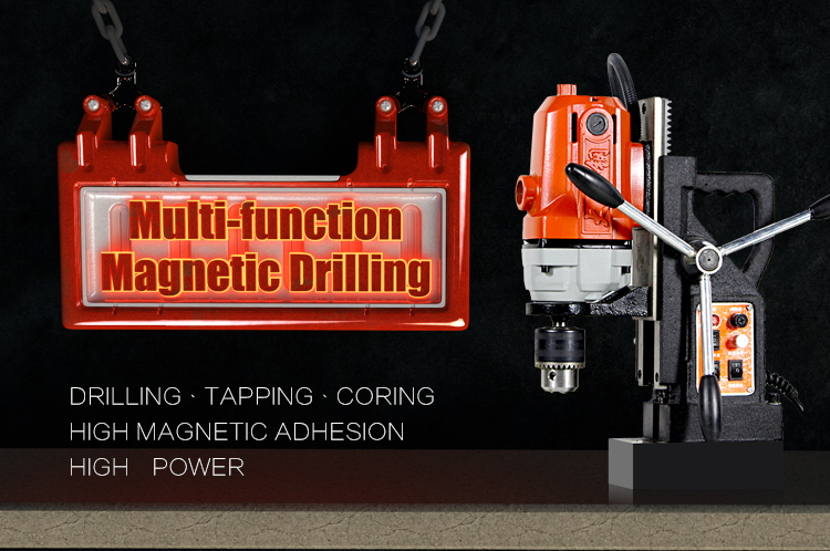 Steel Plate High Precision 220V Magnetic Drilling Tapping Machine