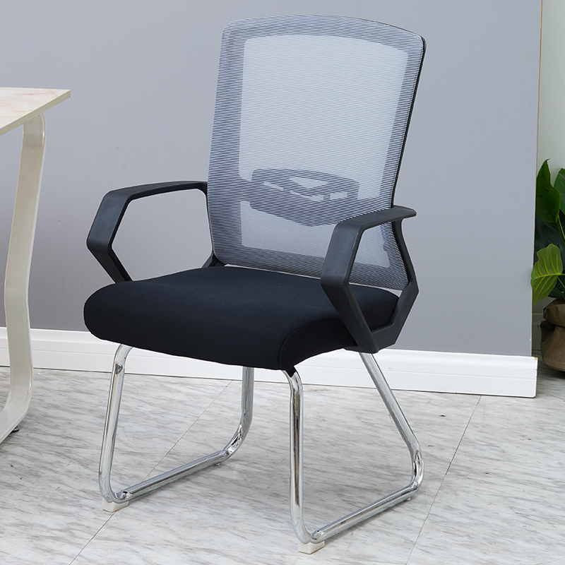 ergonomic best comfortable mesh fabric computer chair without wheels