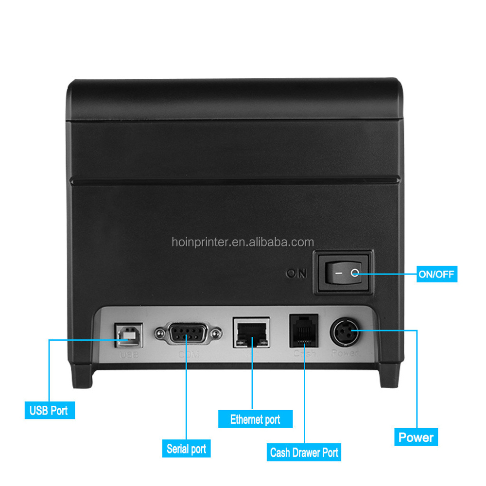 HOP-E801 300mm/S Speed Auto Cutter Best Quality Printer POS Android Cheap Receipt Thermal Printer 80mm