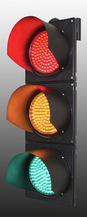 中国供应商 200毫米系列交通信号灯 led 圆形交通信号灯
