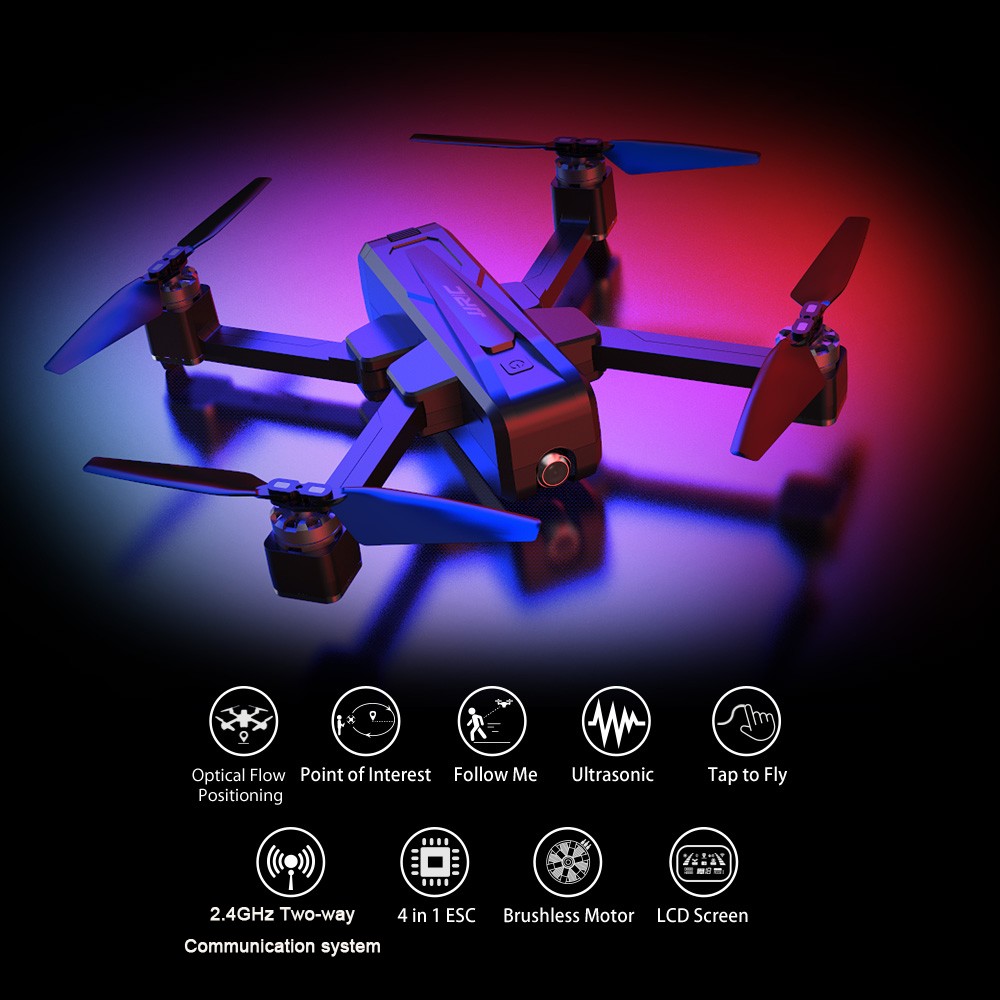 JJRC X11 Drone, optical flow point of interest follow me ultrasonic to fly 2.4