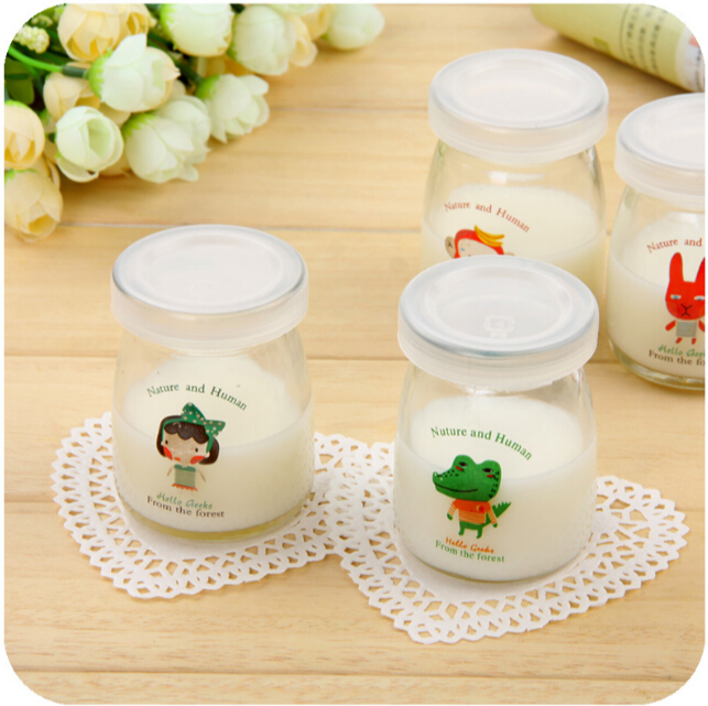 Haonai Eco-Friendly Wholesale funny clear juice glass bottle