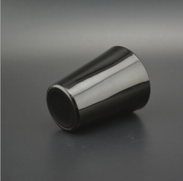 Haonai 60ml 2oz solid black color shot glass.