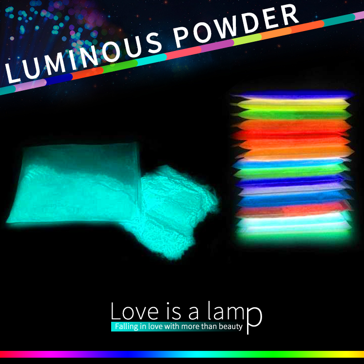Xu Qi Long-acting glow in dark phosphon Powder Art Paint for Super Bright Silk Printing