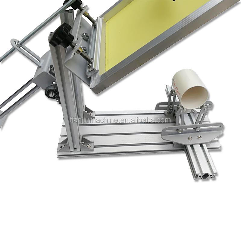 単色1色CE手動曲面スクリーン印刷機シルクスクリーン印刷機スクリーン