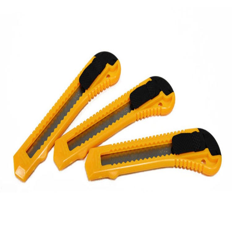 18毫米切胶刀与柔性卡扣批发美工刀,自动锁定安全刀