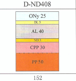 Lithium battery material aluminum laminated film for polymer pouch cell case
