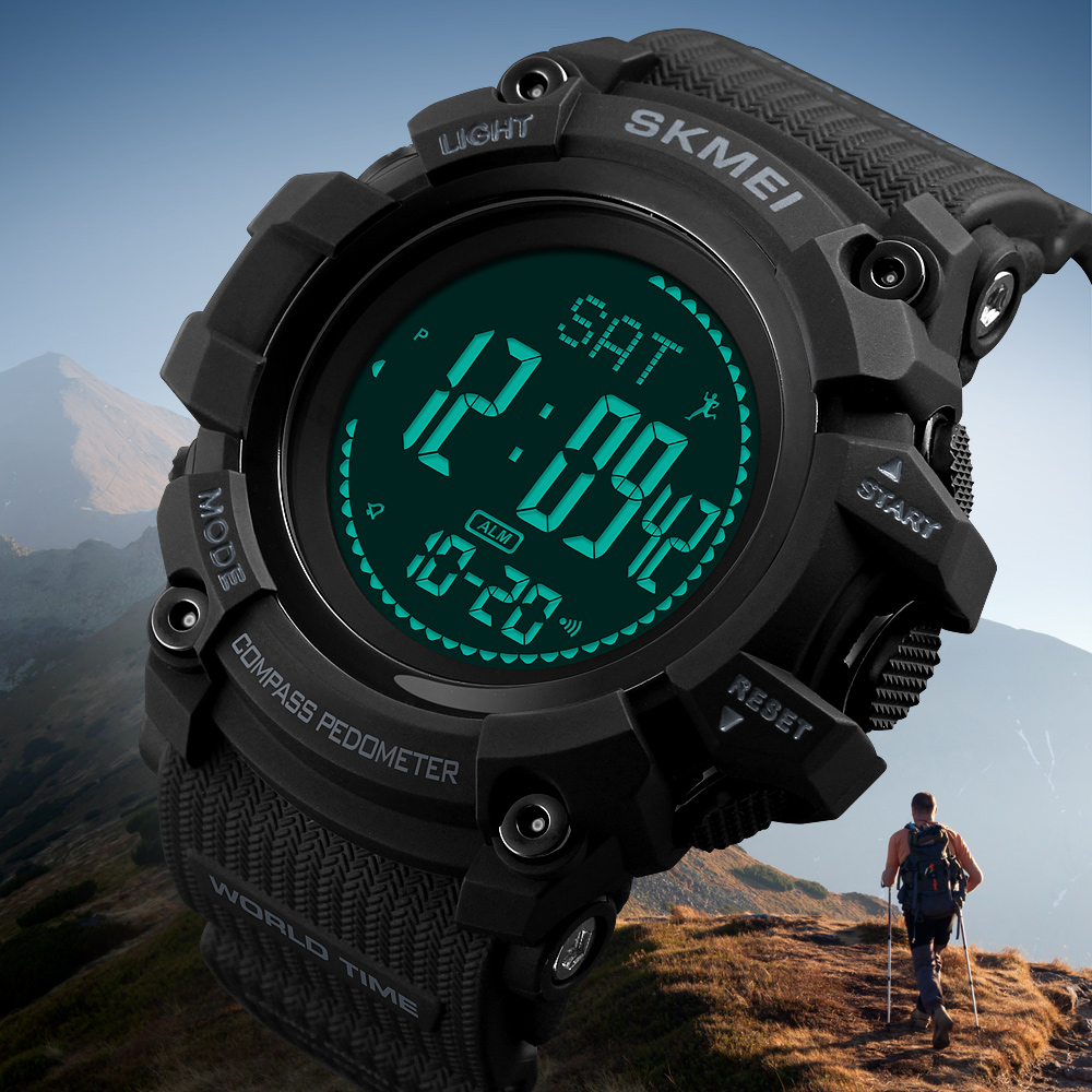 SKMEI 1356 Men Digital Movement Watch Fashion&Casual Multi-function Sport Watch