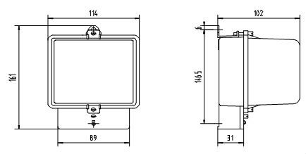 Single phase counter electric kilowatt energy meter